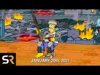 Thumbnail for the Screen Rant - Simpsons Predictions For 2021 link, provided by host site