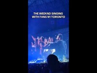 Thumbnail for the The Weeknd - Singing with fans Night 1 in Toronto! 🎤🎶 link, provided by host site