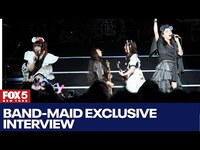 Thumbnail for the BAND-MAID - Sits down with FOX 5 to talk US fans, music and more link, provided by host site