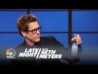 Thumbnail for the Kevin Bacon - Sneaks a Beer in for Seth - Late Night with Seth Meyers link, provided by host site