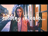 Thumbnail for the BLACKBEAR - Sobbing in cabo (Lyrics) link, provided by host site