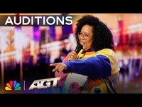 Thumbnail for the Mama Duke - Song "Feels So Good To Be You" Has The Judges On Their Feet! | AGT 2025 link, provided by host site
