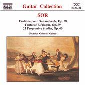 Thumbnail for the Nicholas Goluses - SOR: 25 Progressive Studies, Op. 60 / Fantaisie Elegiaque link, provided by host site