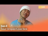 Thumbnail for the San E - (산이) - Sour Grapes + Love Sick | K-Pop Live Session | Play11st UP link, provided by host site