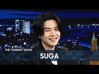 Thumbnail for the SUGA - Spills on His Album D-DAY and Attempts to Play the Haegeum | The Tonight Show link, provided by host site