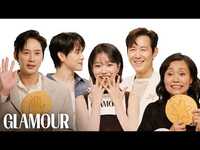 Thumbnail for the Squid - 'Squid Game' Cast Take a Friendship Test | Glamour link, provided by host site