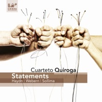 Thumbnail for the Cuarteto Quiroga - Statements: Joseph Haydn Anton Webern Giovanni Sollima link, provided by host site