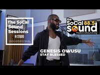 Thumbnail for the Genesis Owusu - Stay Blessed (LIVE from 88.5FM The SoCal Sound) link, provided by host site
