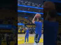 Thumbnail for the Culture Jam - Steph Curry warming up before game 3 link, provided by host site