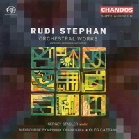 Thumbnail for the Oleg Caetani - Stephan: Music for Violin and Orchestra - Music for Orchestra (1910) - Music for Orchestra (1912) link, provided by host site