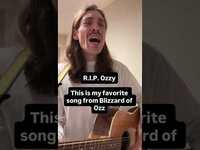 Thumbnail for the Remo Drive - Stephen and I spent a lot of our early lives learning Ozzy and Black Sabbath tunes. R.I.P. Ozzy ❤️ link, provided by host site