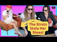 Thumbnail for the The Struts - Stole our Shoes! Talk 10 Yrs of Touring Everybody Wants, Taylor Hawkins Friendship link, provided by host site