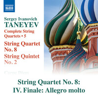 Thumbnail for the Sergei Taneyev - String Quartet No. 8 in C Major: IV. Finale. Allegro molto link, provided by host site