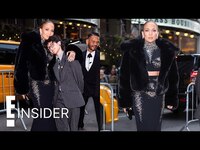 Thumbnail for the Jennifer Lopez - Stuns in All Black For NYC Premiere | E! Insider link, provided by host site