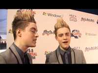 Thumbnail for the Jedward - Surprise fans at Jingle Bell Ball link, provided by host site
