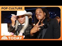 Thumbnail for the Beyoncé - Surprises 'Cowboy Carter’ Crowd with Jay-Z in Duet link, provided by host site