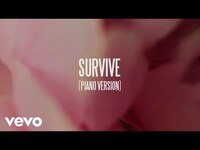 Thumbnail for the Lewis Capaldi - Survive (Piano Version) [Official Visualizer] link, provided by host site
