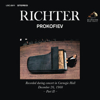 Thumbnail for the Sergei Prokofiev - Sviatoslav Richter Plays Prokofiev - Live at Carnegie Hall (December 26, 1960) link, provided by host site