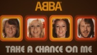 Thumbnail for the ABBA - Take A Chance On Me (Lyric Video) link, provided by host site