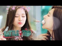 Thumbnail for the Tzuyu - Takes a Big Bite~ Battle Trip link, provided by host site