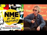 Thumbnail for the FONTAINES D.C. - Talk hanging with Sam Fender and new material at Reading 2022 link, provided by host site