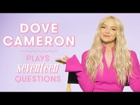 Thumbnail for the Dove Cameron - Talks Descendants, Boyfriend Thomas Doherty, and More | 17 Questions link, provided by host site