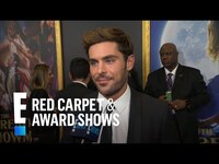 Thumbnail for the Zac Efron - Talks "Electricity" With Zendaya in "Greatest Showman" | E! Red Carpet & Award Shows link, provided by host site