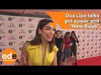 Thumbnail for the Dua Lipa - Talks girl power and "New Rules" link, provided by host site