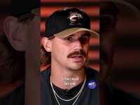 Thumbnail for the Tucker Wetmore - Talks Journey into Music | #CMT #cmtHot20 link, provided by host site