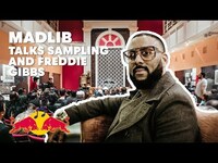 Thumbnail for the Madlib - Talks Sampling, Freddie Gibbs, J Dilla And More | Red Bull Music Academy link, provided by host site