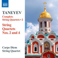 Thumbnail for the Carpe Diem String Quartet - Taneyev: Complete String Quartets, Vol. 2 link, provided by host site