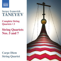 Thumbnail for the Sergei Taneyev - Taneyev: Complete String Quartets, Vol. 3 link, provided by host site