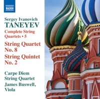 Thumbnail for the Carpe Diem String Quartet - Taneyev: Complete String Quartets, Vol. 5 link, provided by host site