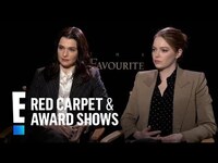 Thumbnail for the Emma Stone - Teaches Rachel Weisz What 'Breaking' Means | E! Red Carpet & Award Shows link, provided by host site