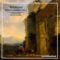 Thumbnail for the Michael Schneider - Telemann, G.P.: Wind Concertos, Vol. 1 - Twv 43:G3, 51:D1, 51:E1, 52:D2, E1 link, provided by host site