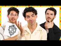 Thumbnail for the Jonas Brothers - Nick, Kevin & Joe Jonas Test How Well They Know Each Other | Vanity Fair link, provided by host site