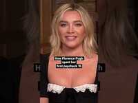 Thumbnail for the Florence Pugh - "That was quite a grown-up thing!" link, provided by host site