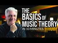 Thumbnail for the Rick Beato - The BASICS Of Music Theory EXPLAINED (in 10 minutes) link, provided by host site
