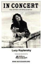 Thumbnail for the Lucy Kaplansky - The Center for Arts in Natick link, provided by host site