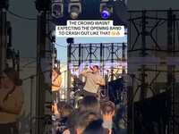 Thumbnail for the Nevertel - THE CROWD WASNT EXPECTING THE OPENING BAND TO CRASH OUT LIKE THAT 😤🔥 #shorts #metalcore link, provided by host site