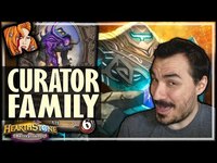 Thumbnail for the Kripp - THE CURATOR FAMILY WILL BE EVEN STRONGER! - Hearthstone Battlegrounds link, provided by host site