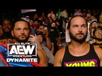 Thumbnail for the All Elite Wrestling - The main event broke down post-match between The Elite & Blackpool Combat Club | AEW Dynamite link, provided by host site