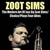 Thumbnail for the Zoot Sims - The Modern Art of Jazz By Zoot Sims / Choice / Plays Four Altos link, provided by host site