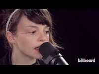 Thumbnail for the Chvrches - "The Mother We Share" LIVE Billboard Studio Session link, provided by host site