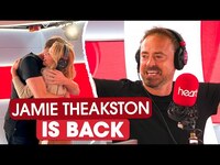 Thumbnail for the Jamie - Theakston is BACK on Heart Breakfast and cancer free! link, provided by host site
