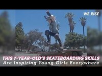 Thumbnail for the T.I. - This 7-Year-Old’s Skateboarding Skills Are Inspiring Young Girls Everywhere link, provided by host site