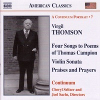 Thumbnail for the Cheryl Seltzer - Thomson: Vocal and Chamber Music link, provided by host site