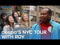 Thumbnail for the aespa - Tours the Big Apple with Roy Wood, Jr. | The Daily Show link, provided by host site