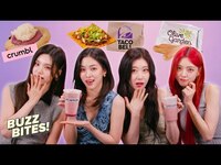 Thumbnail for the ITZY - Tries The Hailey Bieber Smoothie, Trader Joe’s, & More | Buzz Bites link, provided by host site