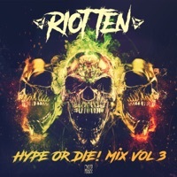 Thumbnail for the Riot Ten - Turn TF Up (Mixed) link, provided by host site